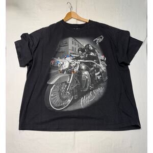 Ride or Die ROD Biker T-shirt 4XL Black Skeleton T Shirt shorts Sleeve